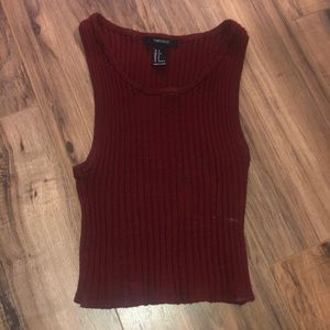 Forever 21 ribbed knit tank top